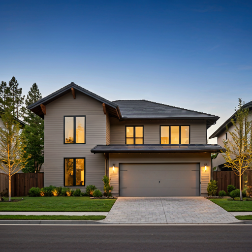 Suburban luxury home